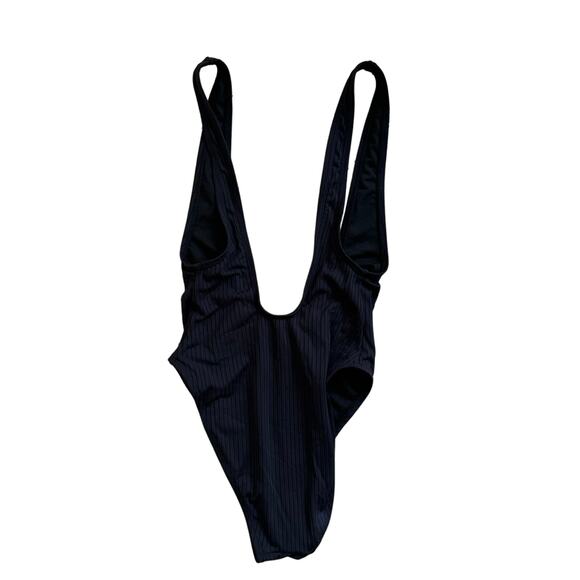 The Bikini Lab Suspender One Piece Swim Black Sexy Size XS - Picture 3 of 4